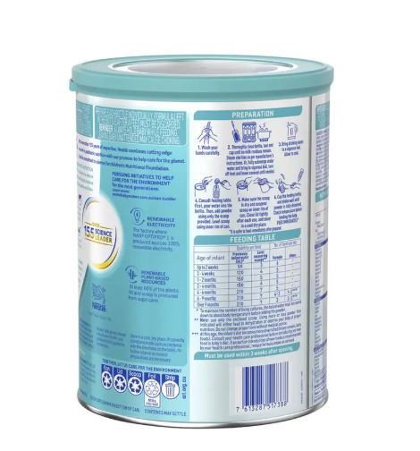 Nestle NAN OPTIPRO 1 Premium Starter Baby Infant Formula Powder, From Birth – 800g