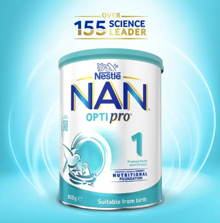 Nestle NAN OPTIPRO 1 Premium Starter Baby Infant Formula Powder, From Birth – 800g