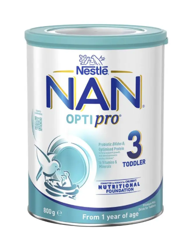 Nestle NAN OPTIPRO 3 Premium Toddler Milk Drink Powder, From 1 year – 800g