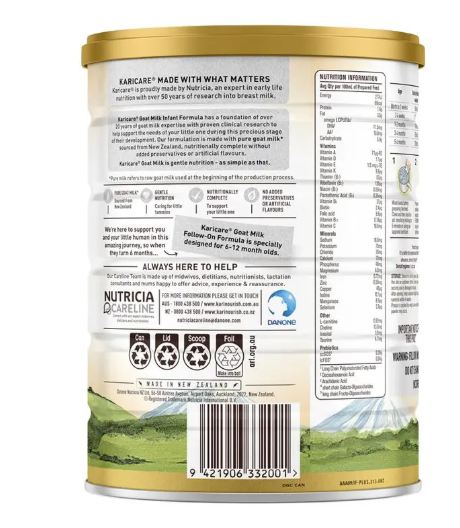 Karicare Goat Milk Infant Formula 900g