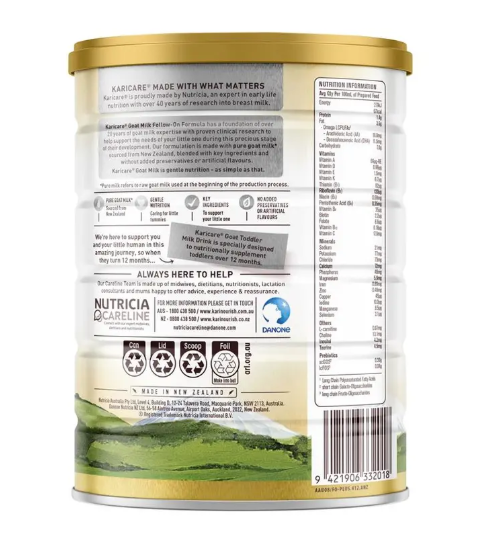 Karicare Goat Milk Follow On Formula 900g