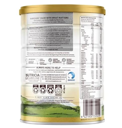 Karicare Goat Milk Toddler Formula 900g