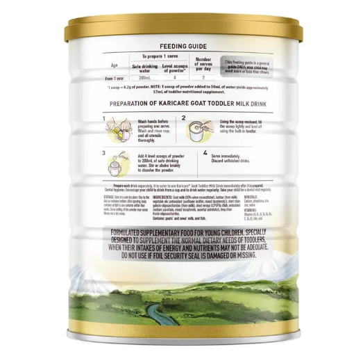 Karicare Goat Milk Toddler Formula 900g