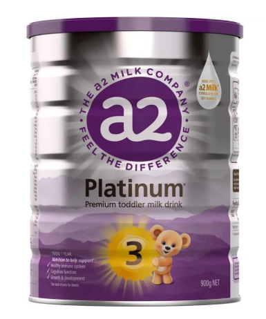 A2 Platinum Premium Toddler Milk Drink Stage 3 From 1 Year 900g