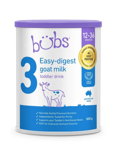 Bubs Goat Toddler Formula 800g