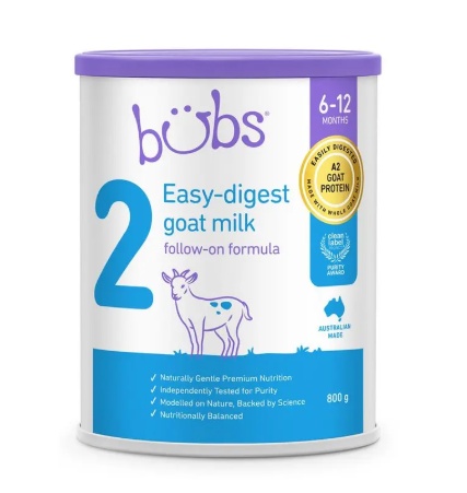 Bubs Goat Follow On Formula 800g