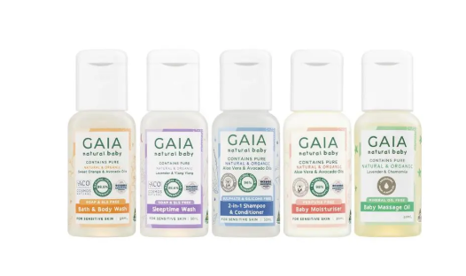 Gaia Natural Baby Starter Kit 5 x 50ml