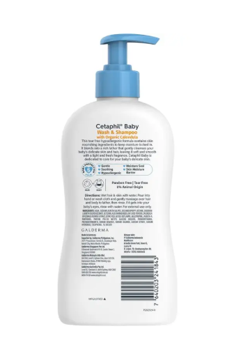 Cetaphil Baby Calendula Wash & Shampoo 400ml