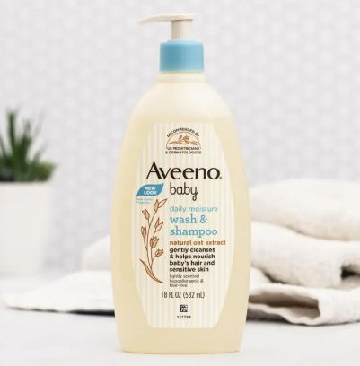 Aveeno Baby Daily Moisture Lightly Scented Wash & Shampoo 532mL