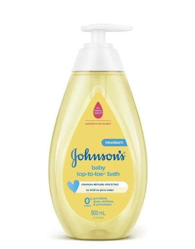 Johnson & Johnson Baby Bath Top-To-Toe 500mL