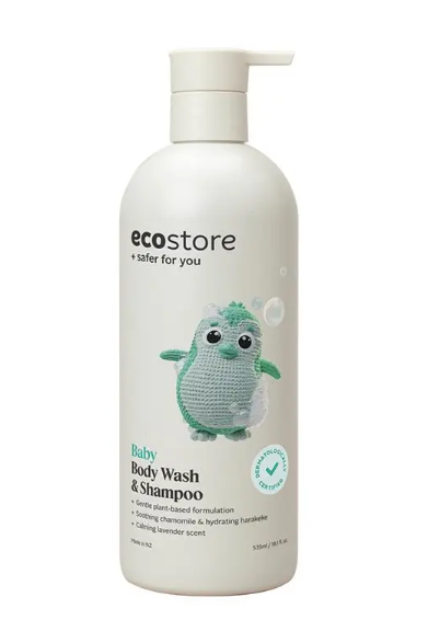 Ecostore Baby Body Wash & Shampoo Pump 535ml