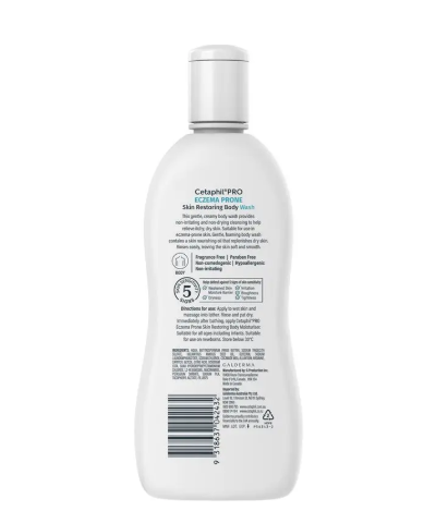Cetaphil Pro Eczema Prone Skin Restoring Body Wash 295ml