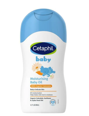 Cetaphil Baby Moisturising Baby Oil With Organic Calendula 200ml