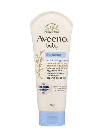 Aveeno Baby Dermexa Fragrance Free Moisturising Cream 206g