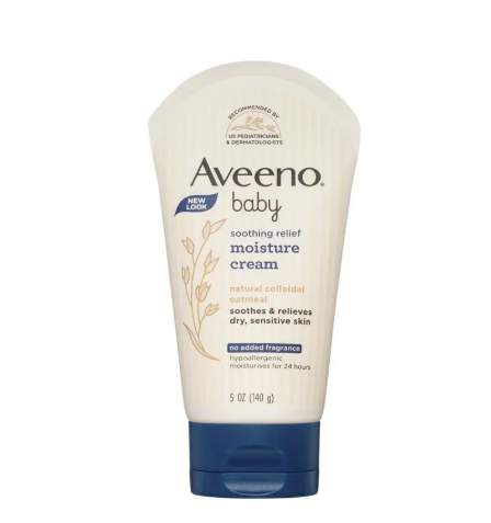 Aveeno Baby Soothing Relief Fragrance Free Moisture Cream 140g