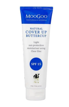 MooGoo Natural Cover Up Buttercup Moisturiser SPF 15 120g