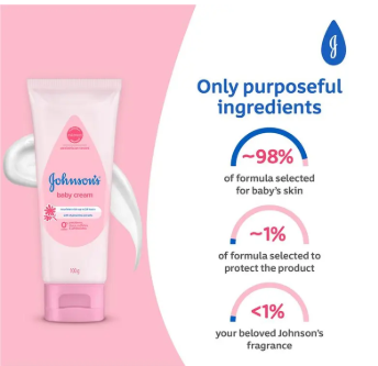 Johnsons Baby Moisturising Cream Tube 100g