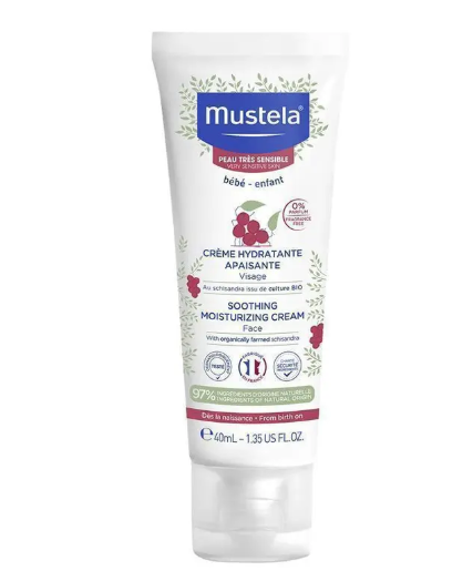 Mustela Soothing Moisturising Face Cream Fragrance Free 40ml