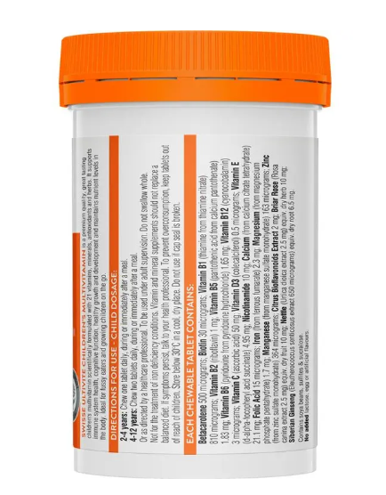 Swisse Children's Ultivite Multivitamin 120 Chewable Tablets