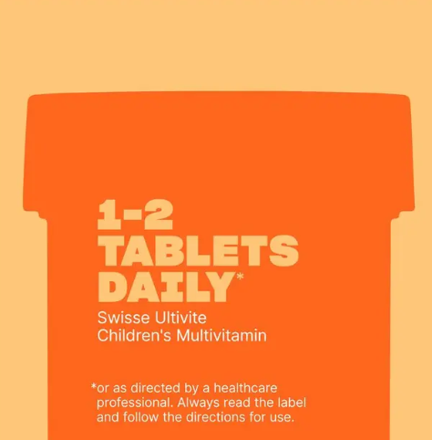 Swisse Children's Ultivite Multivitamin 120 Chewable Tablets