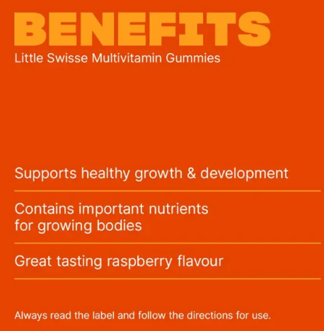 Little Swisse Multivitamin Gummies 50 Pack