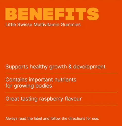 Little Swisse Multivitamin Gummies 100 Pack
