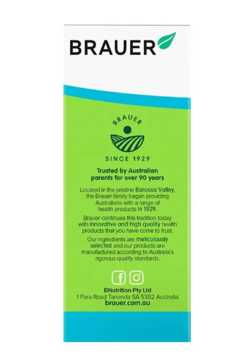 Brauer Kids Liquid Multivitamin with Iron 200ml