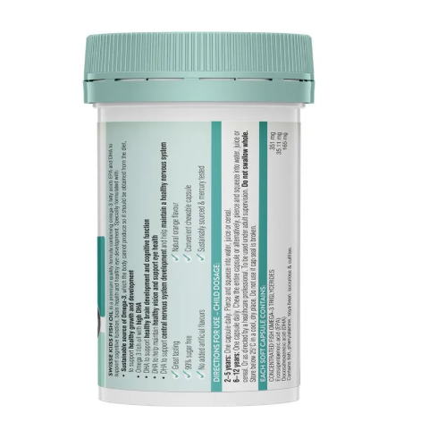 Swisse Kids Fish Oil 60 Capsules