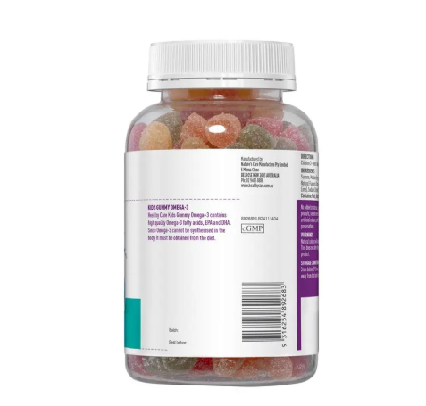 Healthy Care Kids Gummy Omega 3 250 Pastilles