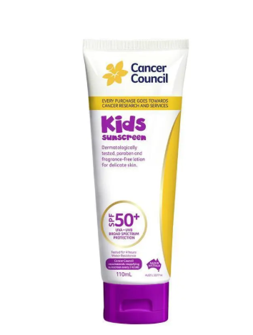 Cancer Council SPF 50+ Kids 110ml Tube