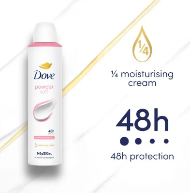 Dove Women Antiperspirant Aerosol Powder Soft 250ml