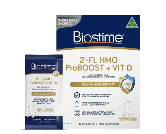 Biostime 2 FL HMO ProBOOST + VIT D 28 x 1.6g Sachets