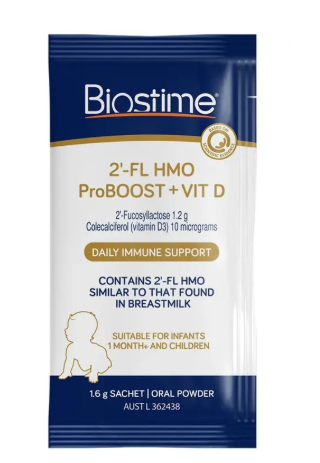 Biostime 2 FL HMO ProBOOST + VIT D 28 x 1.6g Sachets