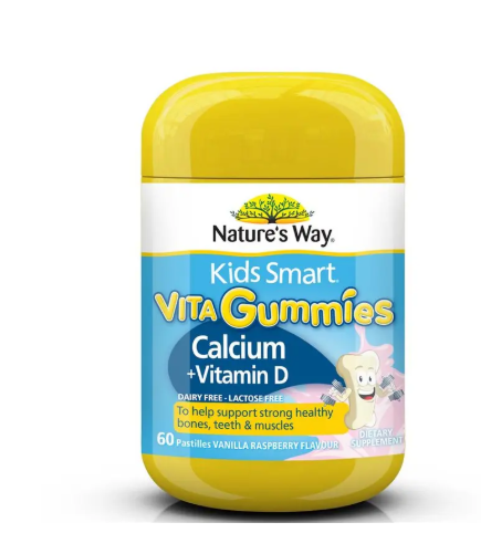 Nature's Way Kids Smart Vita Gummies Calcium + Vit D 60 Pastilles