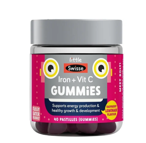 Little Swisse Iron + Vit C Gummies 40 Pack
