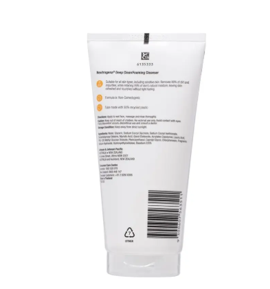 Neutrogena Deep Clean Foaming Cleanser 150g