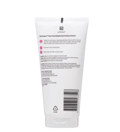 Neutrogena Deep Clean Brightening Foaming Cleanser 150g